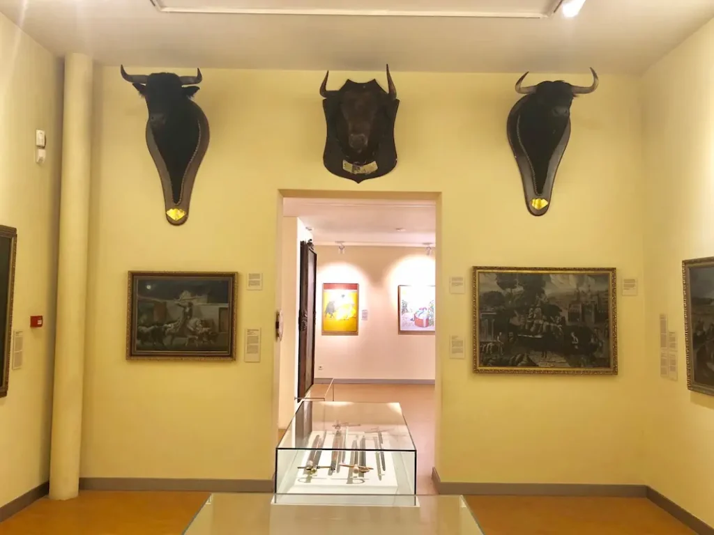 Salas del museo taurino